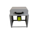 Thermo Scientific Niton XL2 Extra Large Benchtop Test Stand Portable Test Stand Front View showing Niton XL2 Plus Installed Closed Lid