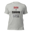 Iron + Carbon = Steel Unisex t-shirt