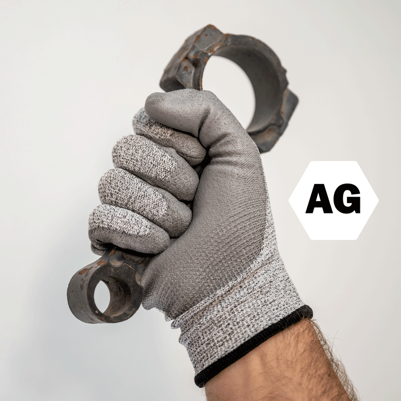 Scrap Metal Approved Cut Resistant Gloves Level 5 by Alloy Geek built to survive the toughest envrionments