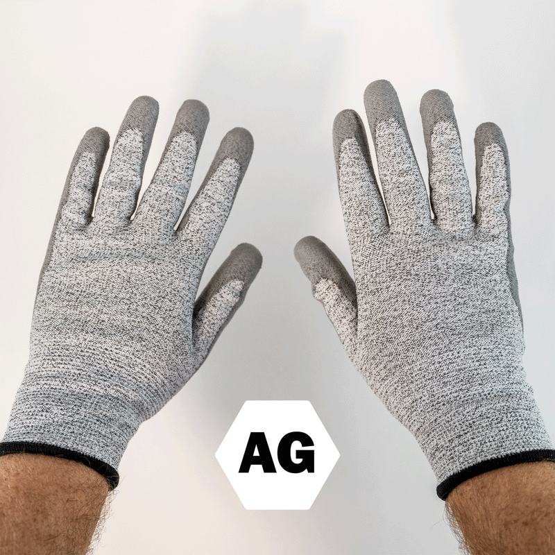 Alloy Geek Cut Resistant Gloves ANSI Level 5 Top View