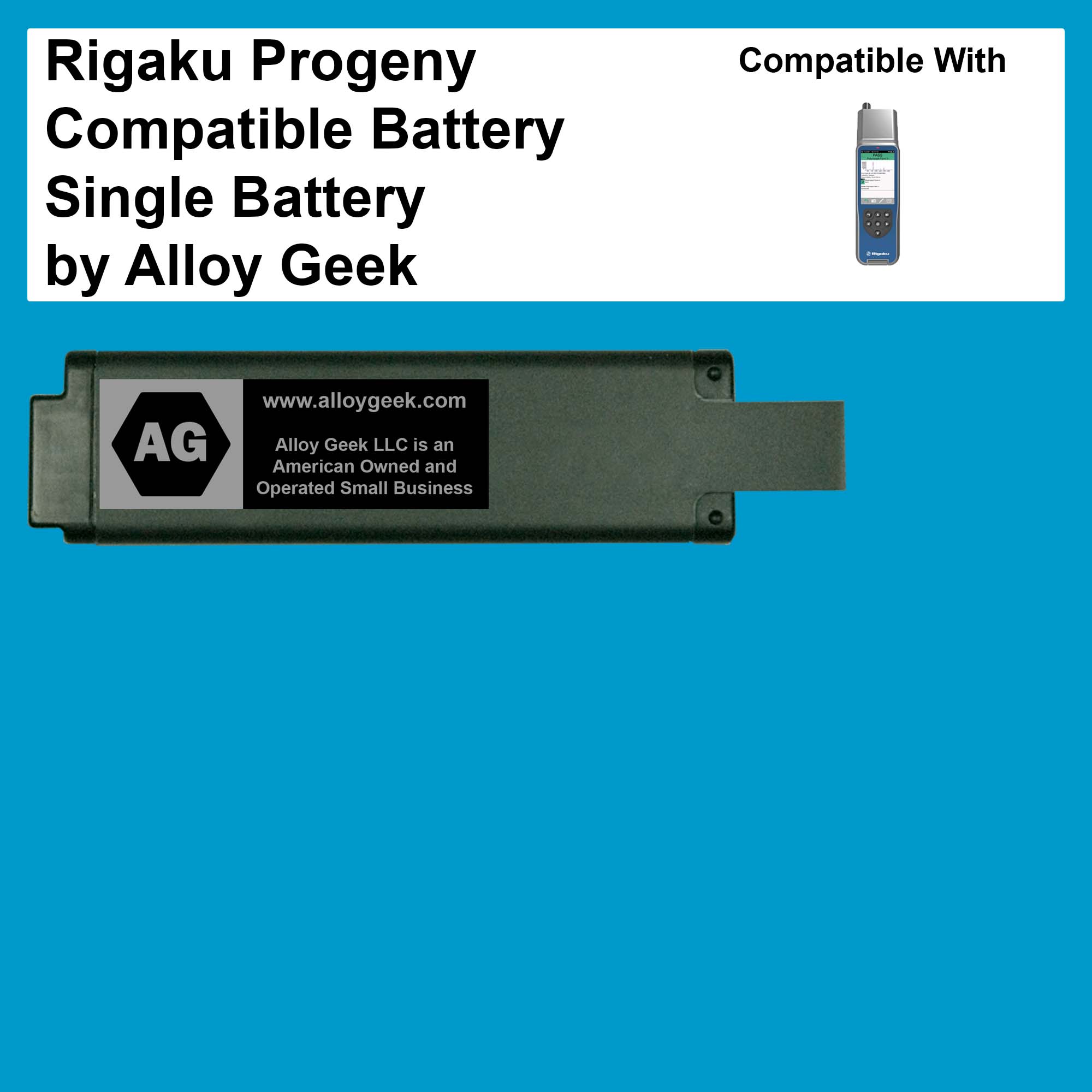 Rigaku Progeny Compatible Replacement Battery Single Battery
