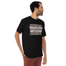 Your Crap My Scrap T-shirt by Alloy Geek model 1 side 2